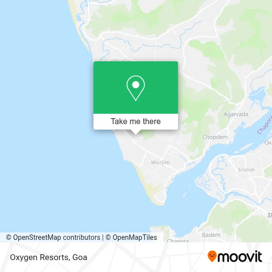 Oxygen Resorts map