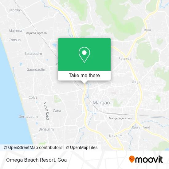 Omega Beach Resort map