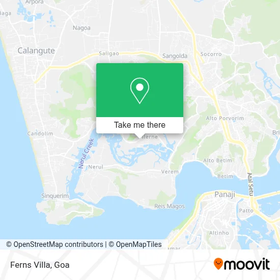 Ferns Villa map