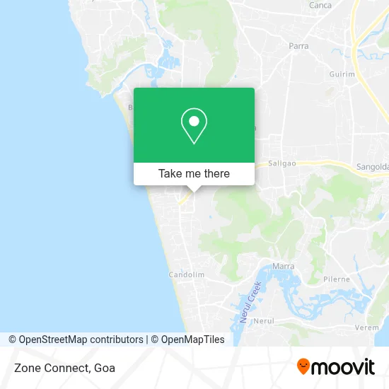 Zone Connect map