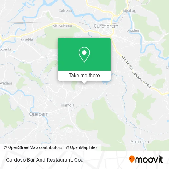 Cardoso Bar And Restaurant map