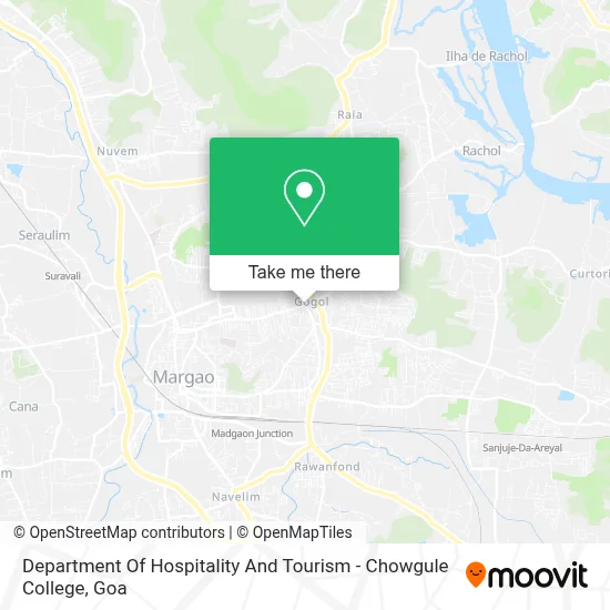 Department Of Hospitality And Tourism - Chowgule College map
