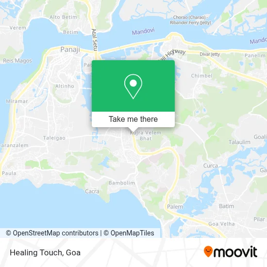 Healing Touch map