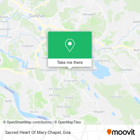Sacred Heart Of Mary Chapel map