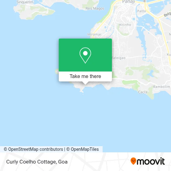 Curly Coelho Cottage map