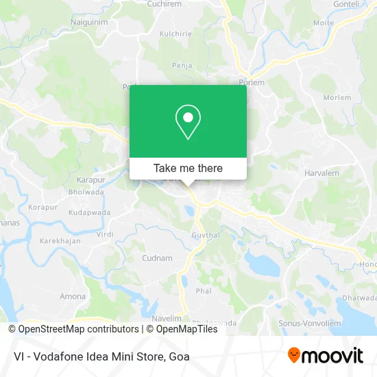 VI - Vodafone Idea Mini Store map