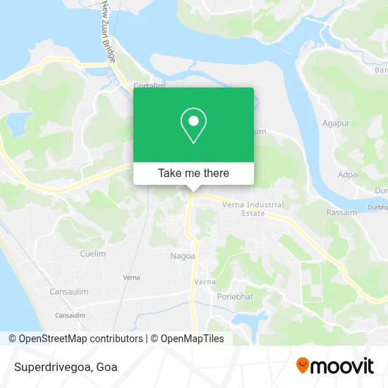 Superdrivegoa map