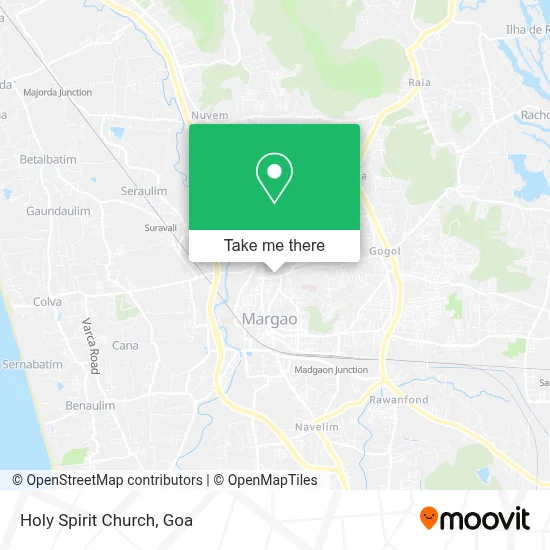 Holy Spirit Church map