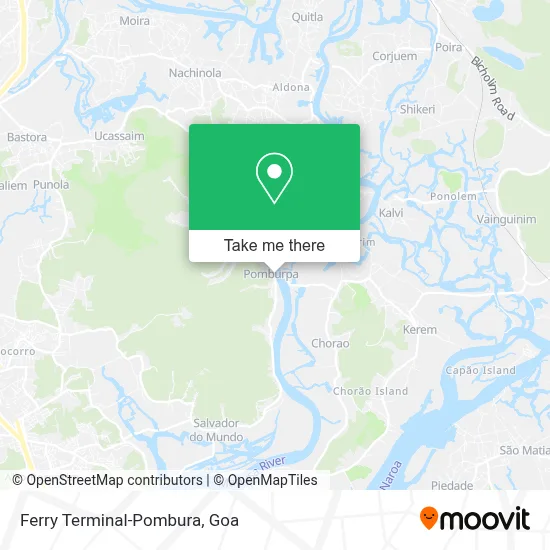 Ferry Terminal-Pombura map