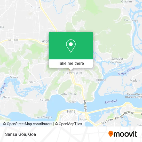 Sansa Goa map