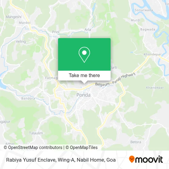 Rabiya Yusuf Enclave, Wing-A, Nabil Home map