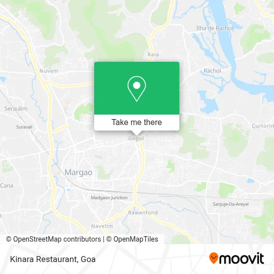 Kinara Restaurant map