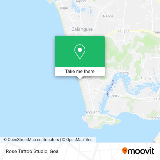 Rose Tattoo Studio map