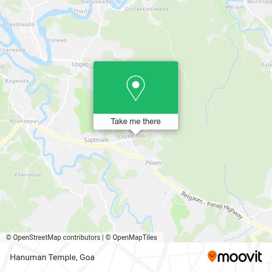 Hanuman Temple map