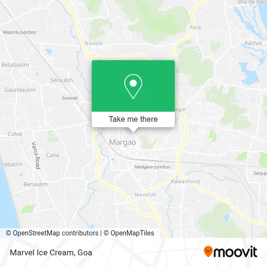 Marvel Ice Cream map