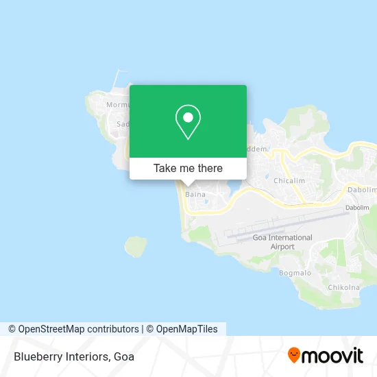 Blueberry Interiors map