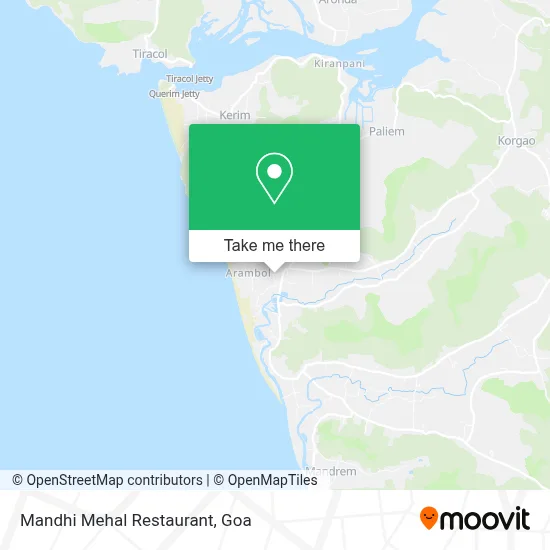Mandhi Mehal Restaurant map