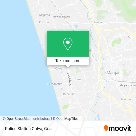 Police Station Colva map