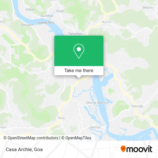 Casa Archie map