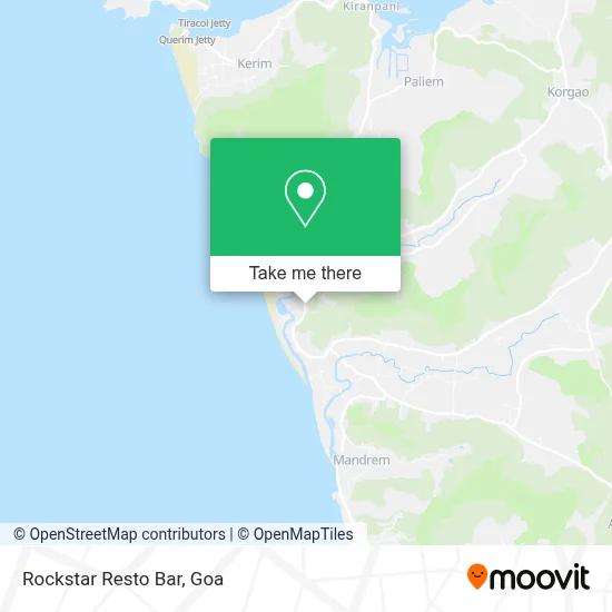 Rockstar Resto Bar map
