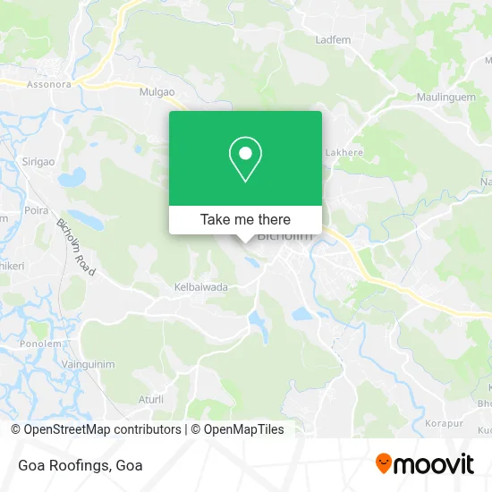 Goa Roofings map