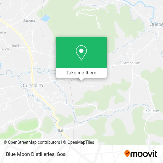 Blue Moon Distilleries map