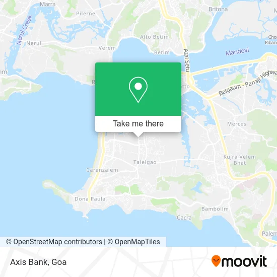 Axis Bank map