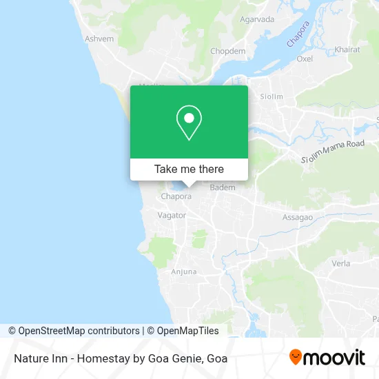 Nature Inn - Homestay by Goa Genie map