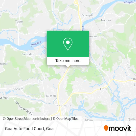 Goa Auto Food Court map