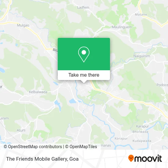 The Friends Mobile Gallery map