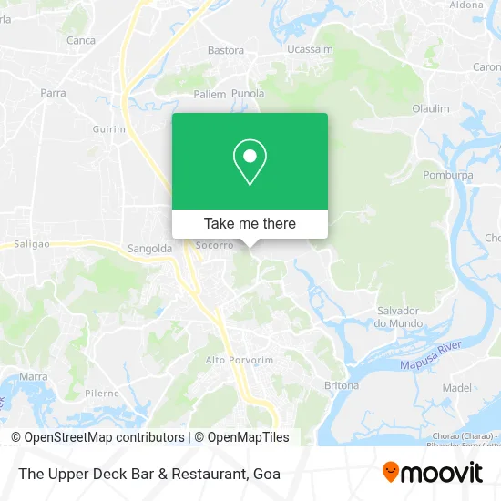 The Upper Deck Bar & Restaurant map