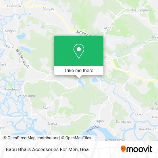 Babu Bhai's Accessories For Men map