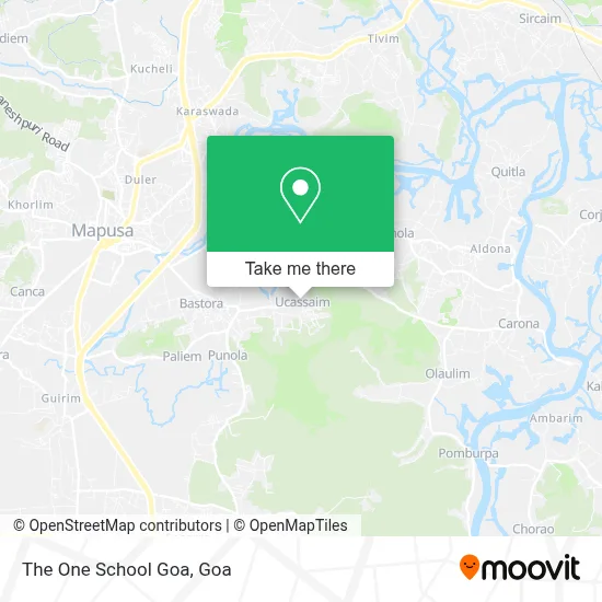 The One School Goa map