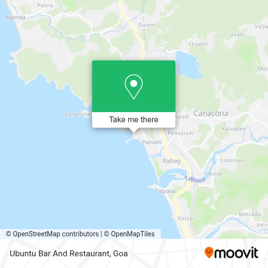 Ubuntu Bar And Restaurant map