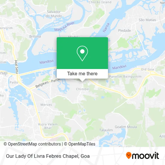 Our Lady Of Livra Febres Chapel map