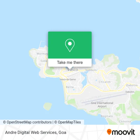 Andre Digital Web Services map