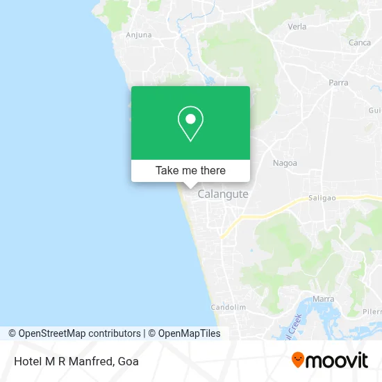 Hotel M R Manfred map