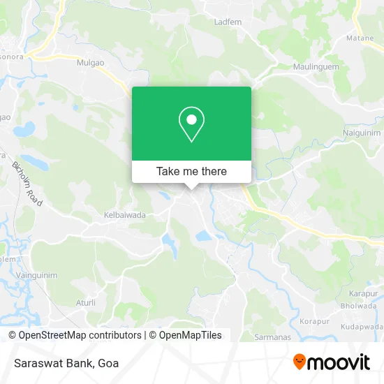 Saraswat Bank map
