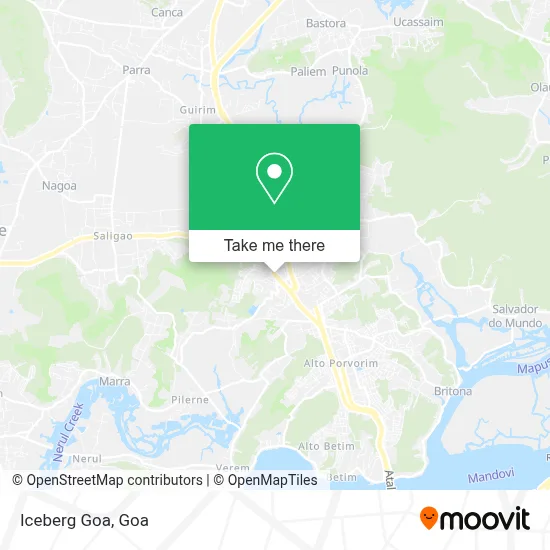 Iceberg Goa map