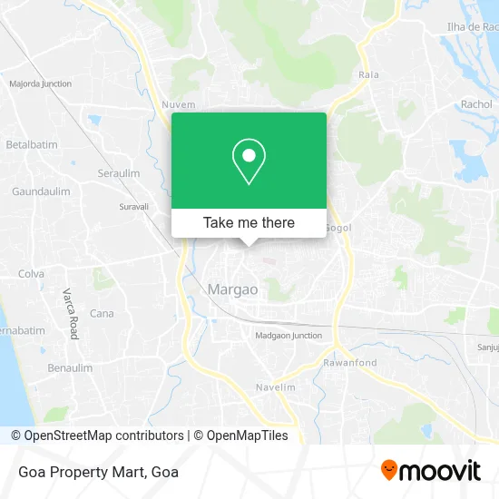Goa Property Mart map