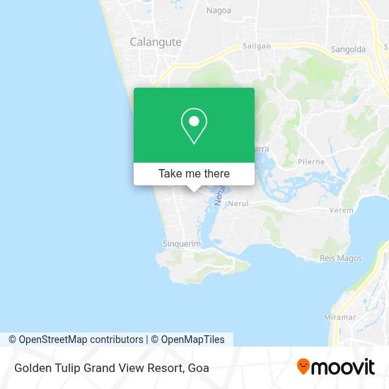 Golden Tulip Grand View Resort map