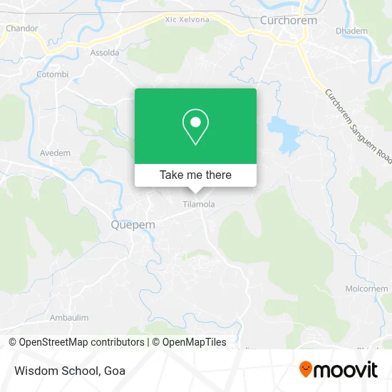 Wisdom School map