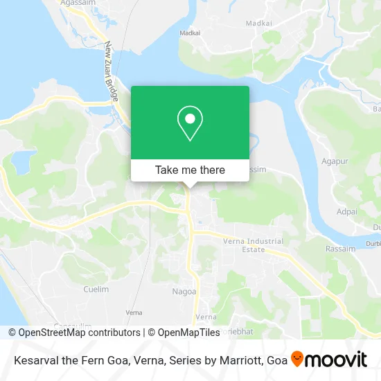 Kesarval the Fern Goa, Verna, Series by Marriott map