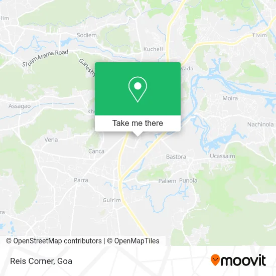 Reis Corner map
