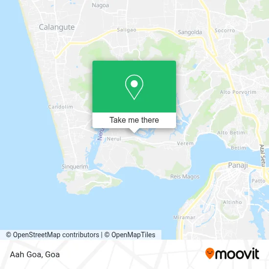 Aah Goa map