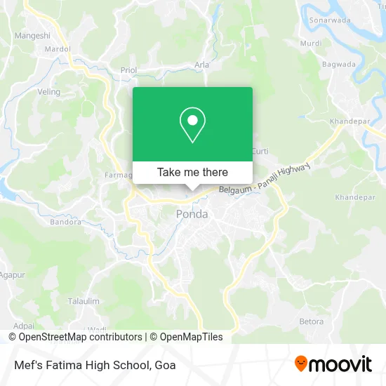 Mef's Fatima High School map