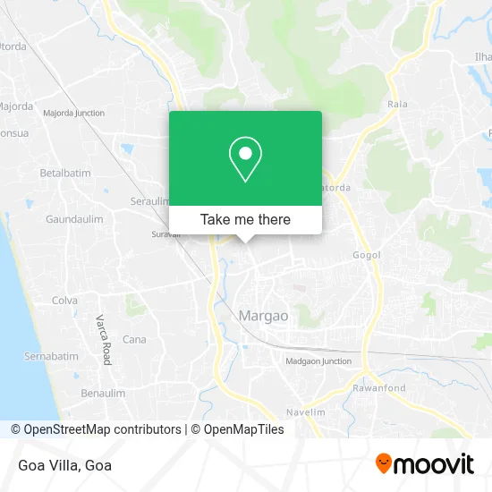 Goa Villa map