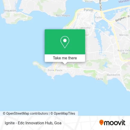 Ignite - Edc Innovation Hub map