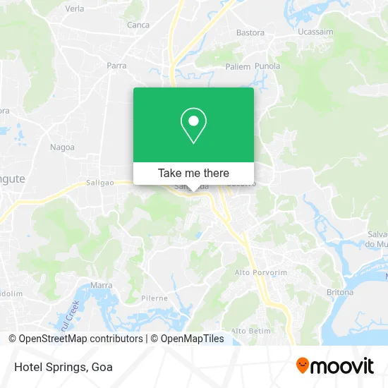 Hotel Springs map