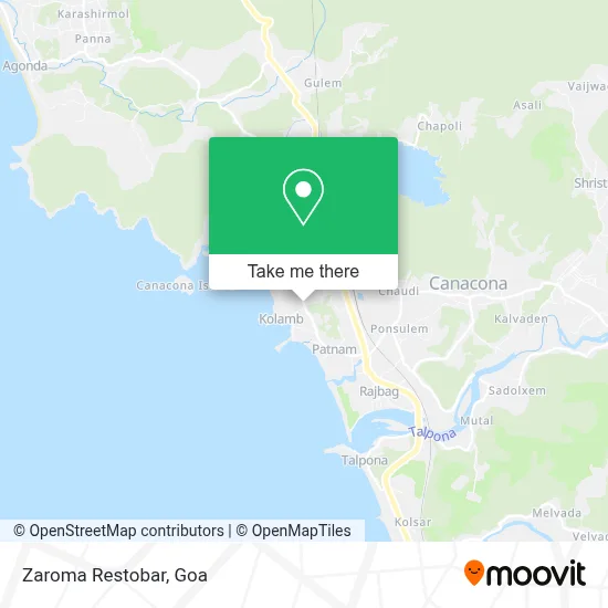 Zaroma Restobar map